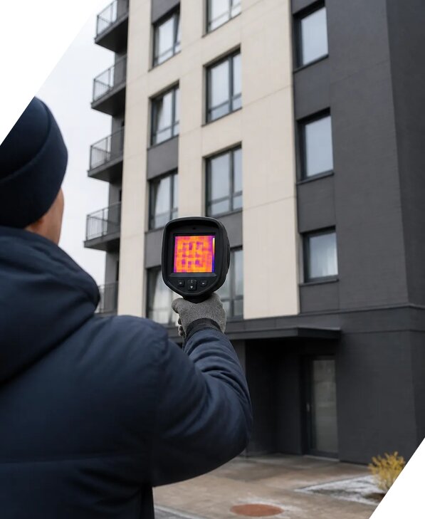 Тепловизионное обследование зданий в Устях-Лабинске от 5108 р. | ЭкспертизаРоссия